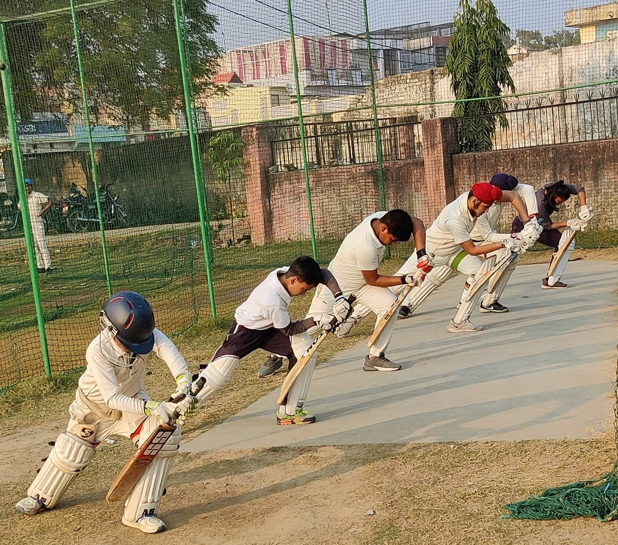 SAI Cricket Academy coaching session